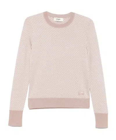FENDI FENDI TEXTURED KNIT PULLOVER