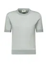 Fendi Micro Logo T-shirt In Blue