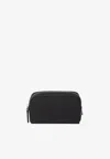 Fendi Medium-sized Vanity Case With Central Zippered Compartment In Black