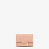 Fendi Ballet Rose Wallet On Chain Ff Diamonds In Pink