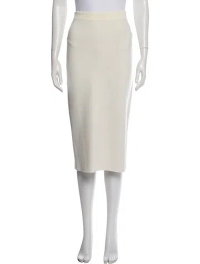 Pre-owned Fendi Midi Length Skirt In Neutral