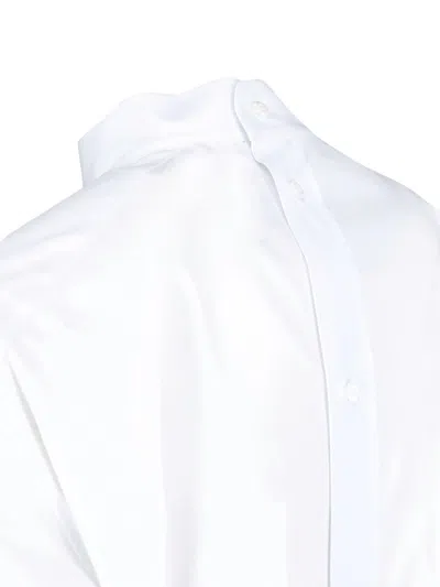 Fendi Midi Shirt Dress In White