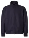 Fendi Midnight Blue Stretch Cashmere Jacket In Multi