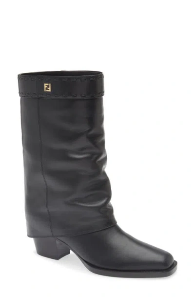 Fendi Minerva Bootie In Black