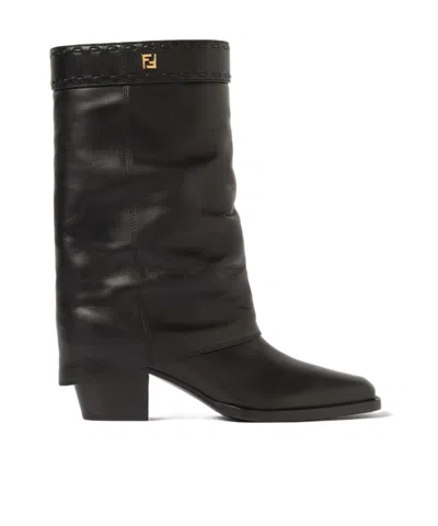 Fendi Minerva Bootie In Black