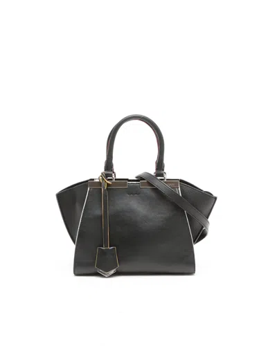Fendi Mini 3jours Tote Bag In Black