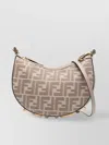Fendi Women Denim-effect Ff Jacquard Graphy Mini Bag