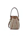 Fendi Luxurious Mini Handbag In Delicious Gianduia Color