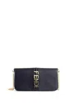 Fendi Wallet With Chain In Black