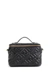 Fendi Vanity Ff Mini Bag In Black