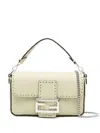 Fendi Mini Baguette Cross Body Bag In Green
