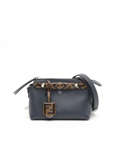 Fendi Mini By The Way Bag In Blue