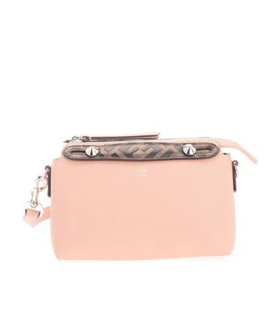 Fendi Mini By The Way Boston Bag In Pink