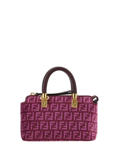 Fendi Mini By The Way Handbag In Pink, Brown