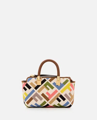 Fendi Mini By The Way Leather Handbag In Multicolor