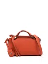 Fendi Orange By The Way Selleria Mini Mini Bag In Brown