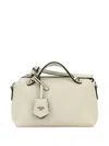 Fendi Women Ivory Leather Medium By The Way Handbag In White
