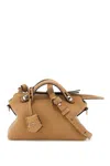Fendi Cappuccino-colored Selleria Mini-bag With 156 Hand-sewn Stitches In Brown