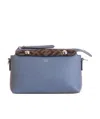 Fendi Mini By The Way Shoulder Bag In Gray