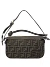 Fendi Mini By The Way Soft Shoulder Bag In Brown