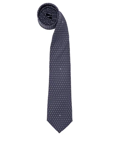 Fendi ` Mini Dot` Tie In Blue