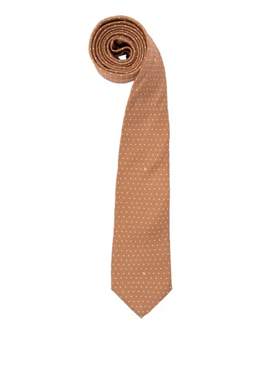 Fendi ` Mini Dot` Tie In Neutral