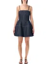 Fendi Mini Dress Denim Ff Emb