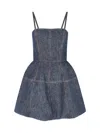 Fendi Mini Dress Ff In Blue