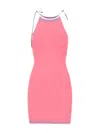 Fendi Mini Mirror Ff Motif Dress In Pink