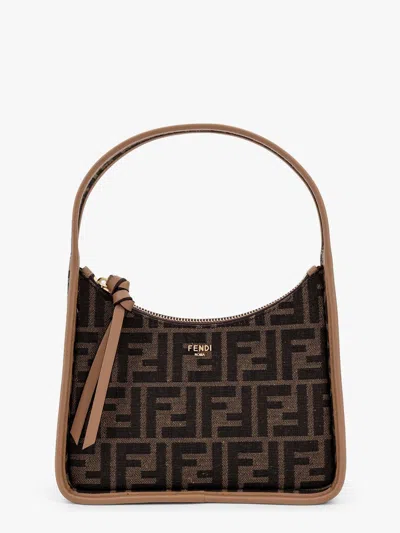 Fendi Mini Fendessence Bag In Brown