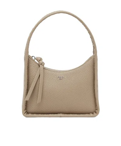 Fendi Mini Fendessence Tote Bag In Nude