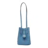 Fendi Women's Mini Origami Bucket Bag In Blue