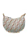 Fendi Mini Graph Jacquard Tote Bag In Green