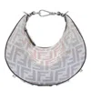 Fendi Mini Graphy Wandering Bag In Grey