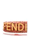 Fendi Mini Graphy Jacquard Velvet Tote Bag In Pink