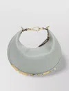 Fendi Women Powder Blue Leather Mini Graphy Handbag
