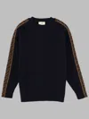 Fendi Mini Harmonized Sweatshirt For Kids In Blue