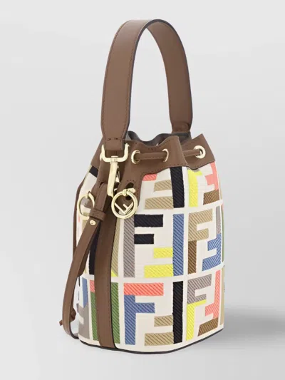 Fendi Mini Icons Bucket Bag In Multicolor
