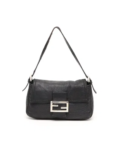 Fendi Mini Mamma Bag In Black