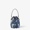 Fendi Mini Mon Tresor Denim Ricamo F