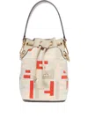 Fendi Mini Mon Tresor Ff-jacquard Bucket Bags