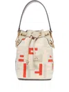 Fendi Mini Mon Tresor Ff-jacquard Bucket Bags