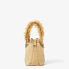 Fendi Mini Mon Tresor Paglia Ff/vit. In Brown