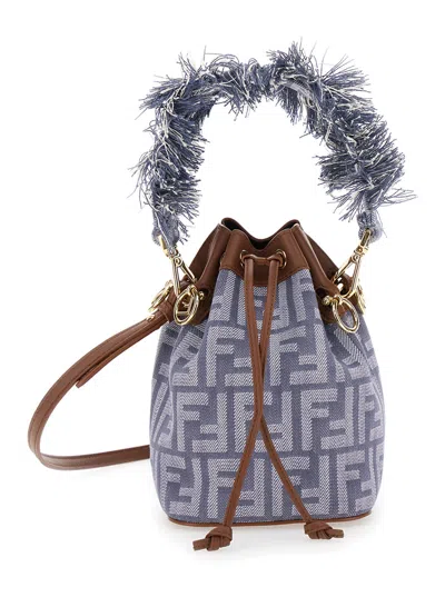 Fendi Mini Mon Tresor Tessuto Ff