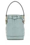 Fendi Mon Tresor Ff Embossed Drawstring Bucket Bag