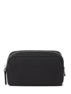 Fendi Medium-sized Vanity Case With Central Zippered Compartment In Nero