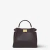 Fendi Gianni Chiarini Dua Leather Bag In Brown