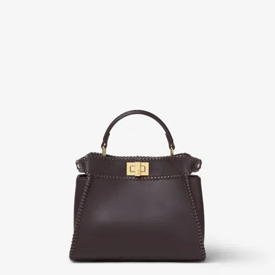 Fendi Gianni Chiarini Dua Leather Bag In Brown