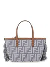 Fendi Chic Shoulder Bag With Fringe And Handles In Multi
