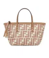 Fendi Dove Grey Roll Mini Minibag In Brown